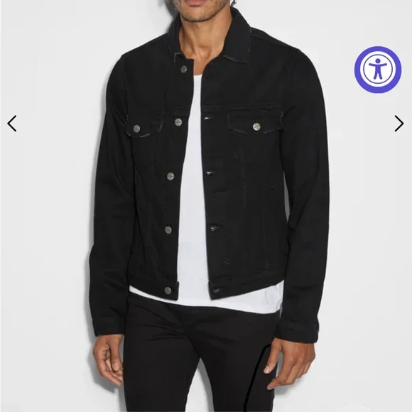 Black Ksubi Male Jean Jacket Men